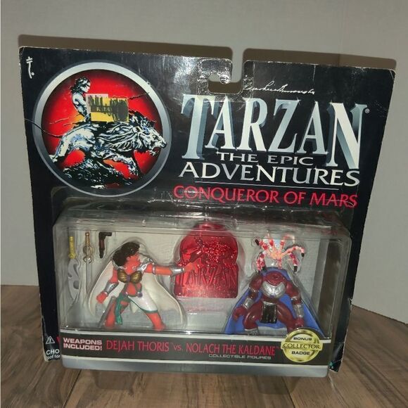 Trendmasters Tarzan The Epic Adventures Dejah Thoris vs. Nolach the Kaldane 1995 - Picture 6 of 7